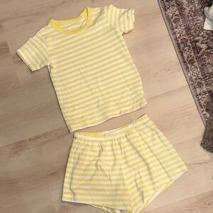 DAILY DRILLS Yellow Striped Set XS/S